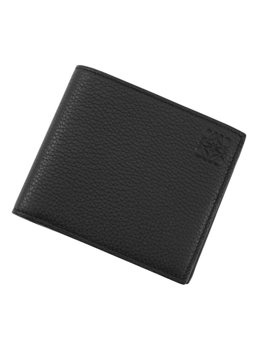 Loewe Bifold Wallet Coin Soft Grain Calf Leather Black